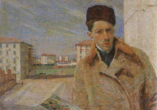 Umberto Boccioni Self-Portrait France oil painting art